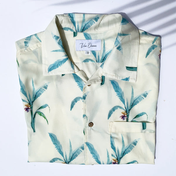 Unisex Banana Island Button Up Shirt