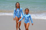 Ocean Dreamer Slim Fit Long Sleeve Swimsuit