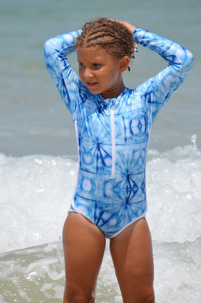 Ocean Dreamer Slim Fit Long Sleeve Swimsuit