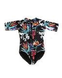 Tahitian Tides Short Sleeve Swimsuit