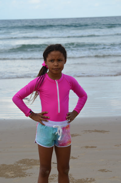 Girls Salty Rainbow Board Shorts