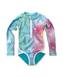 Girls Sporty Salty Rainbow Swimsuit