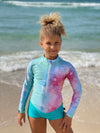 bright swimwear, girls swimsuit, fun swimwear prints, kidsswimwear